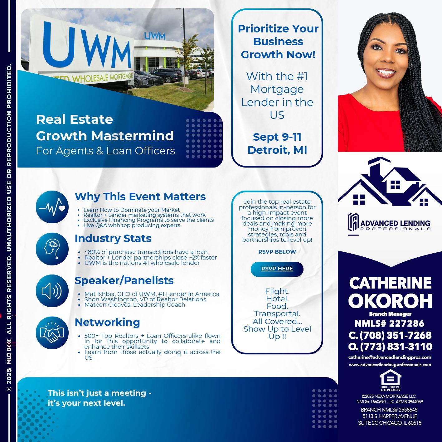 DETROIT TRIP -  Advanced Lending Professionals -Branch Manager