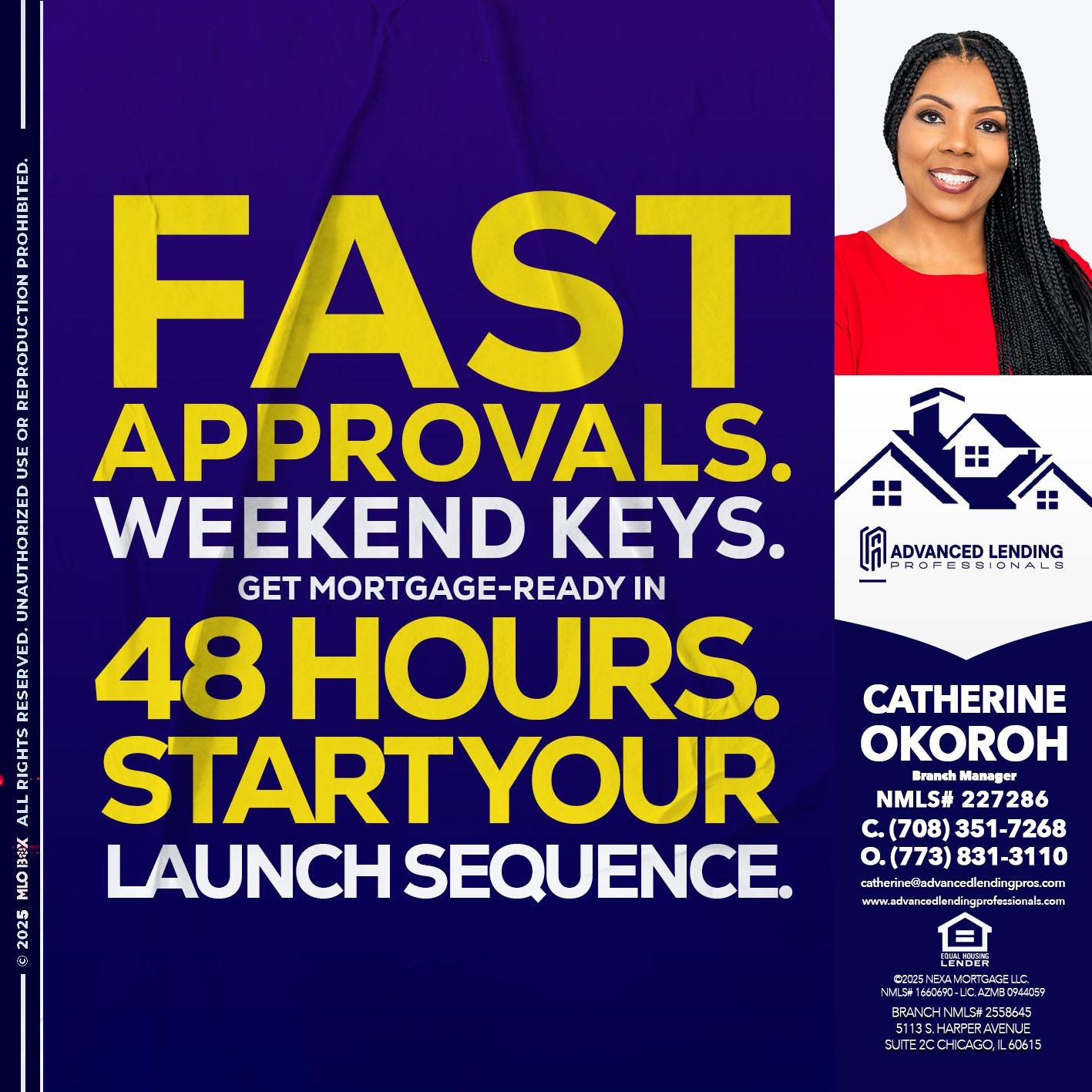 FAST APPROVALS -  Advanced Lending Professionals -Branch Manager