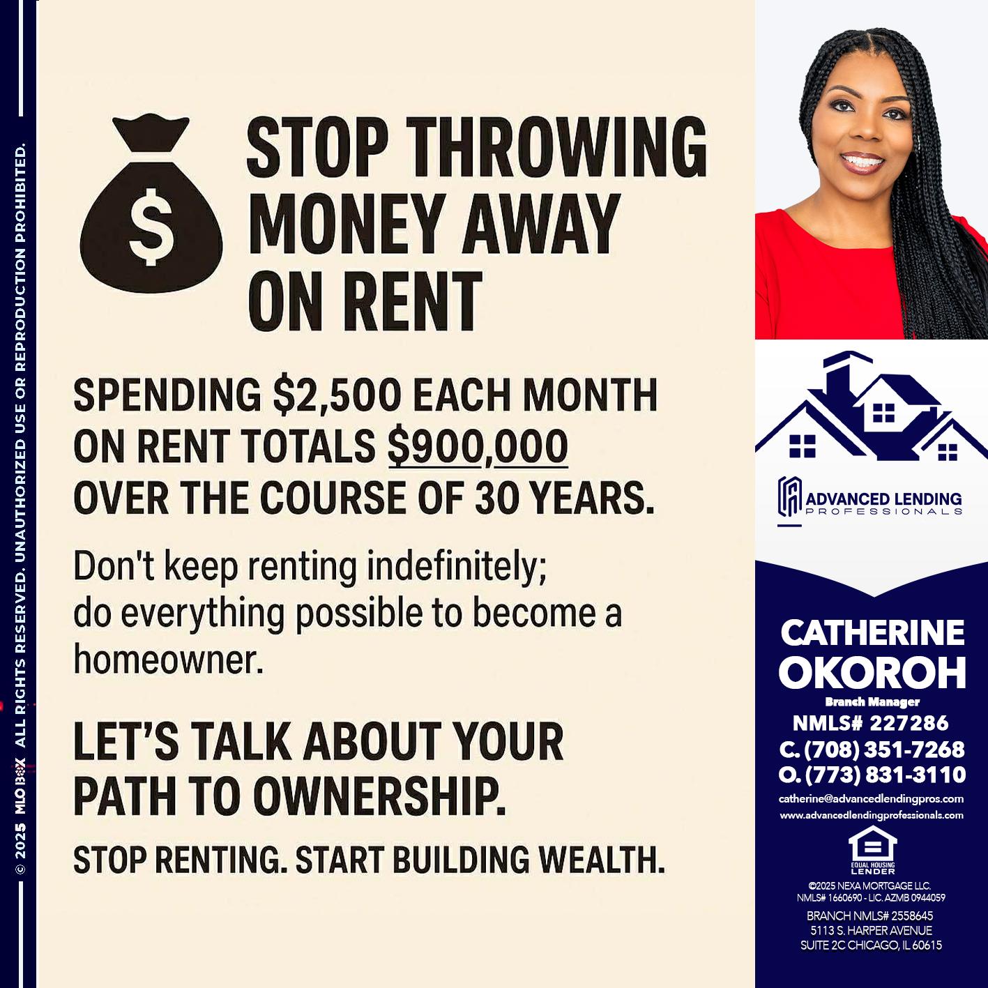 STOP THROWING -  Advanced Lending Professionals -Branch Manager