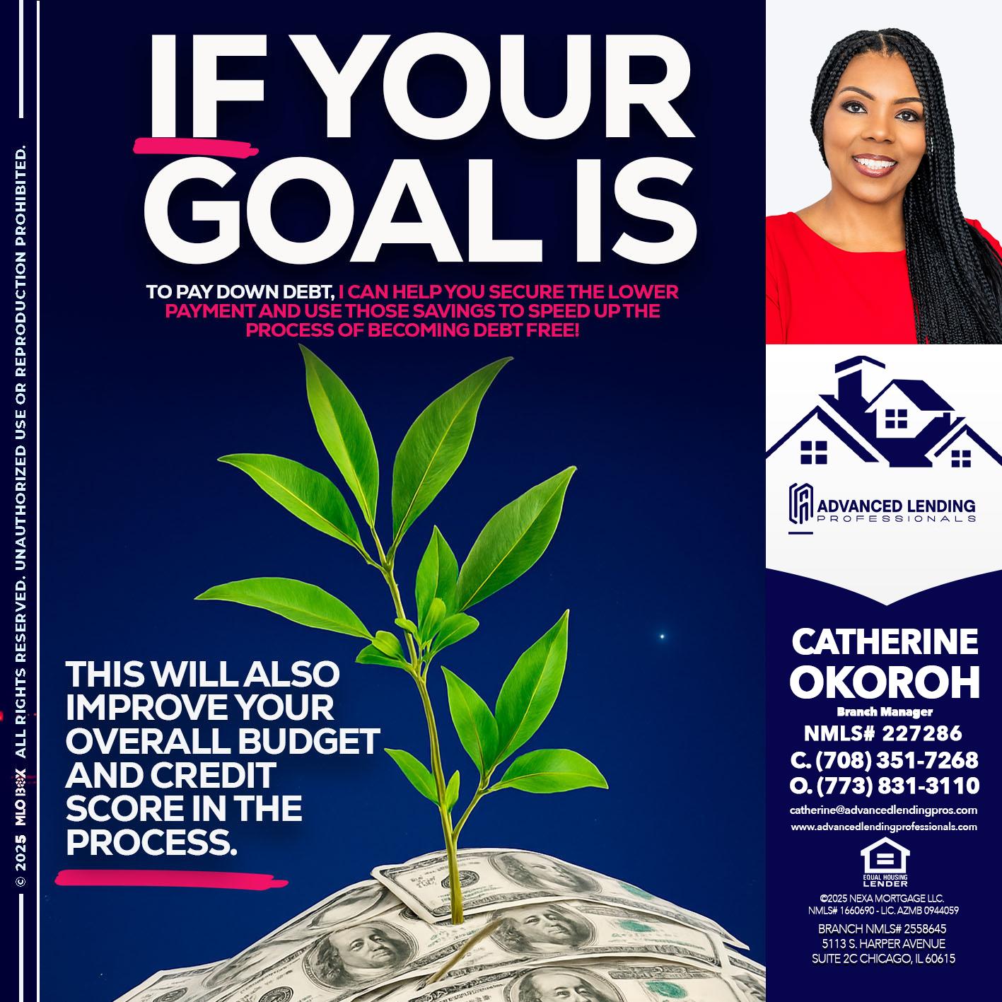 if your goal is -  Advanced Lending Professionals -Branch Manager