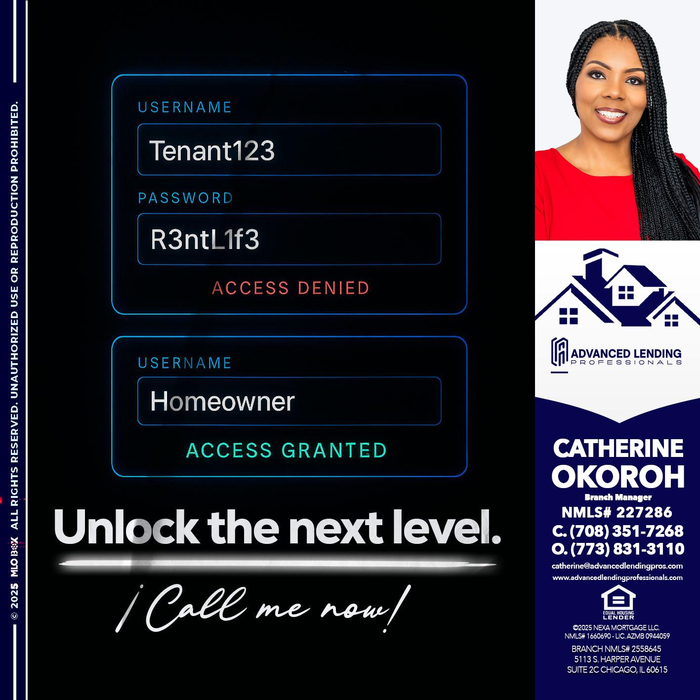UNLOCK THE NEXT LEVEL -  Advanced Lending Professionals -Branch Manager