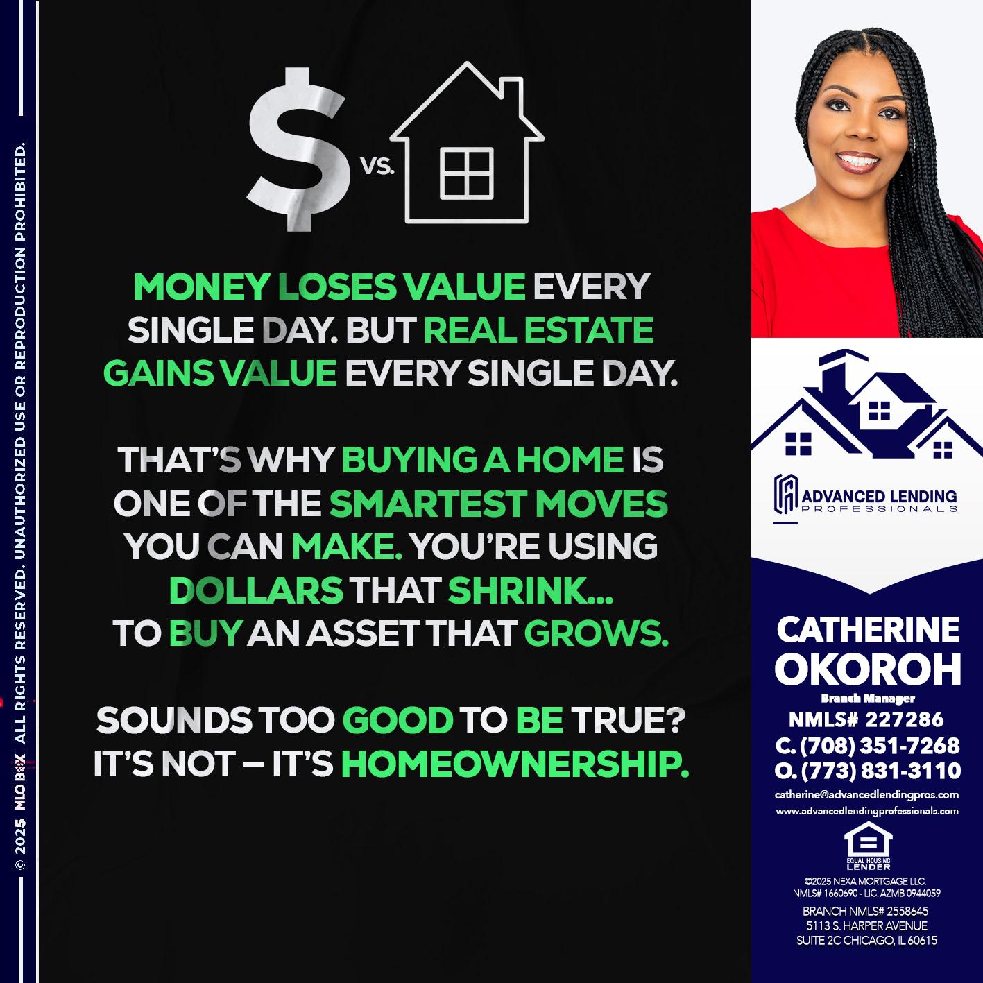 MONEY LOSES VALUE -  Advanced Lending Professionals -Branch Manager