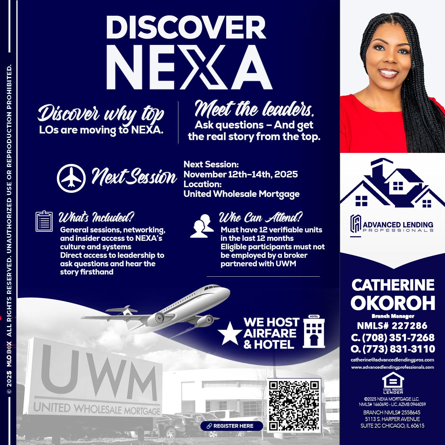DISCOVER NEXA -  Advanced Lending Professionals -Branch Manager