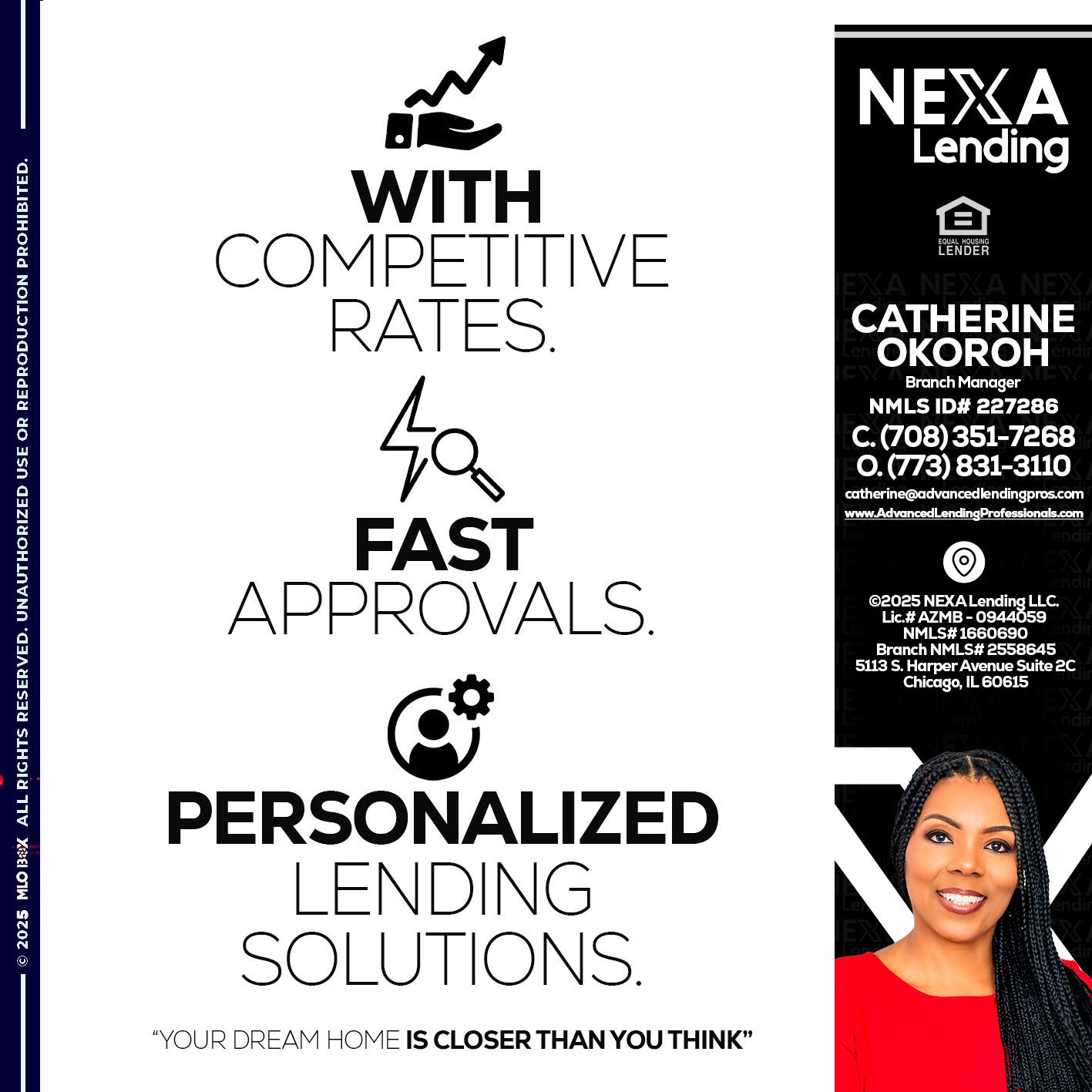 WITH COMPETITIVES RATES -  Advanced Lending Professionals -Branch Manager