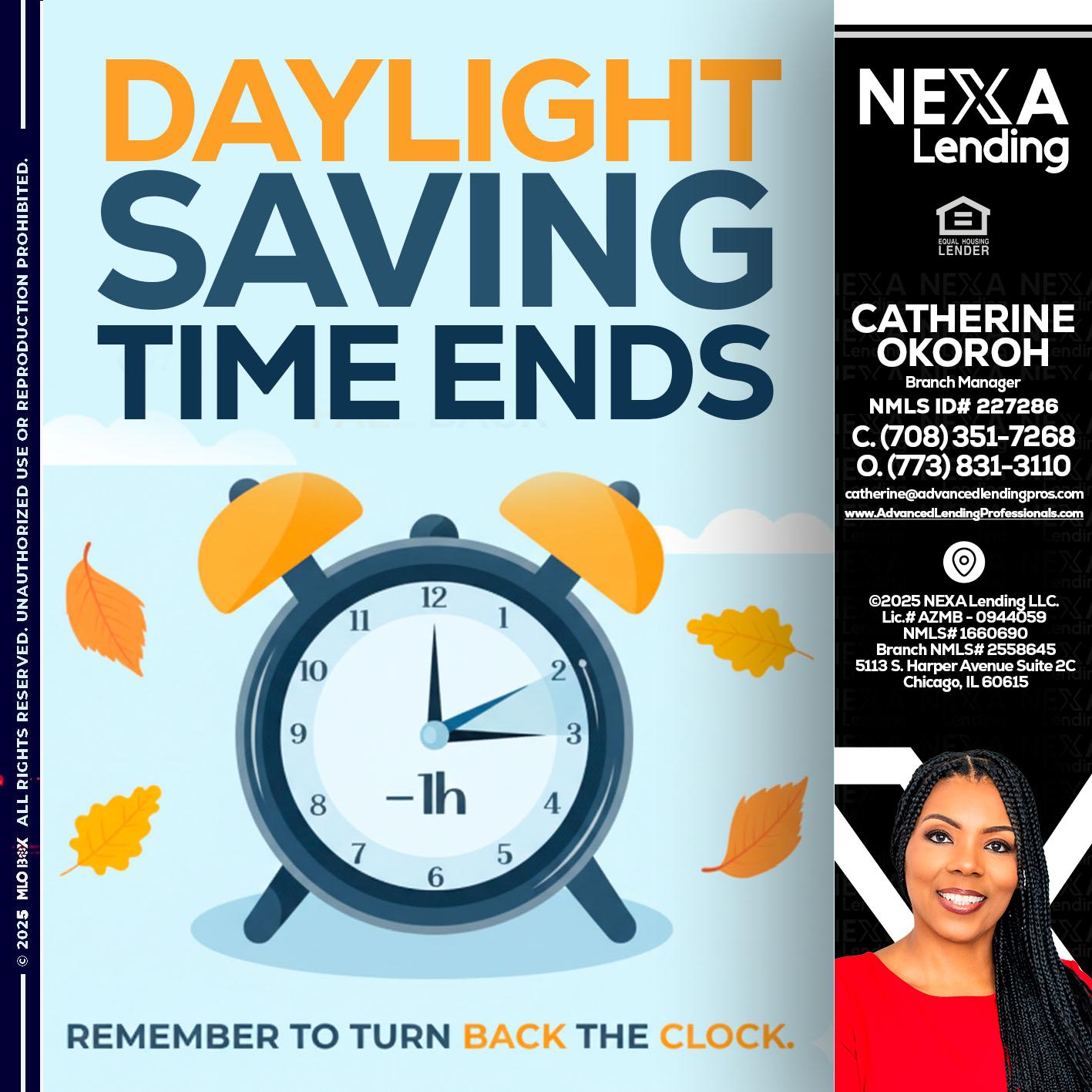 daylight saving -  Advanced Lending Professionals -Branch Manager
