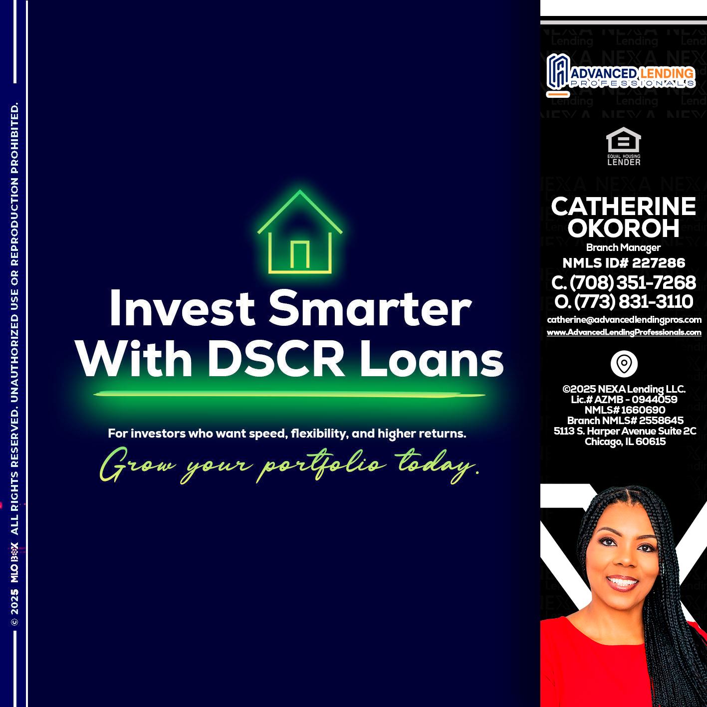 DSCR -  Advanced Lending Professionals -Branch Manager