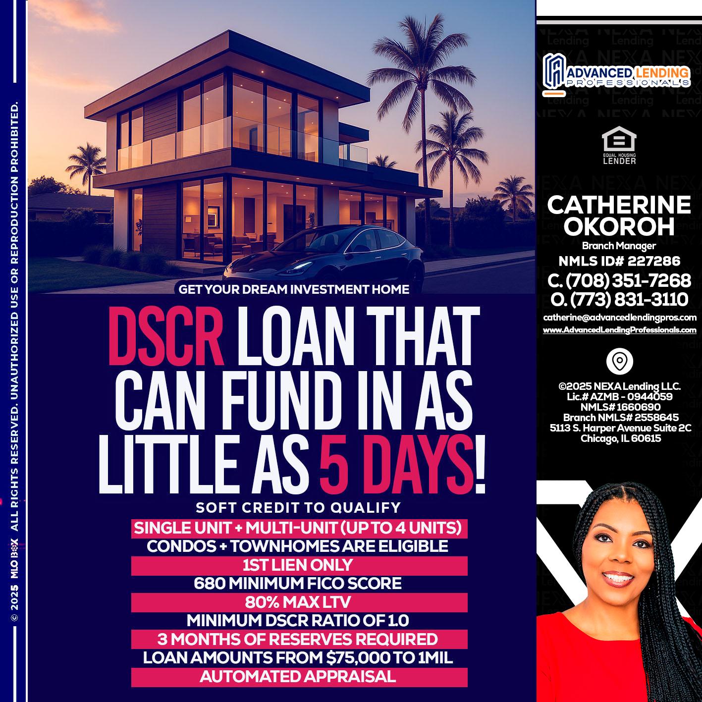 DSCR -  Advanced Lending Professionals -Branch Manager