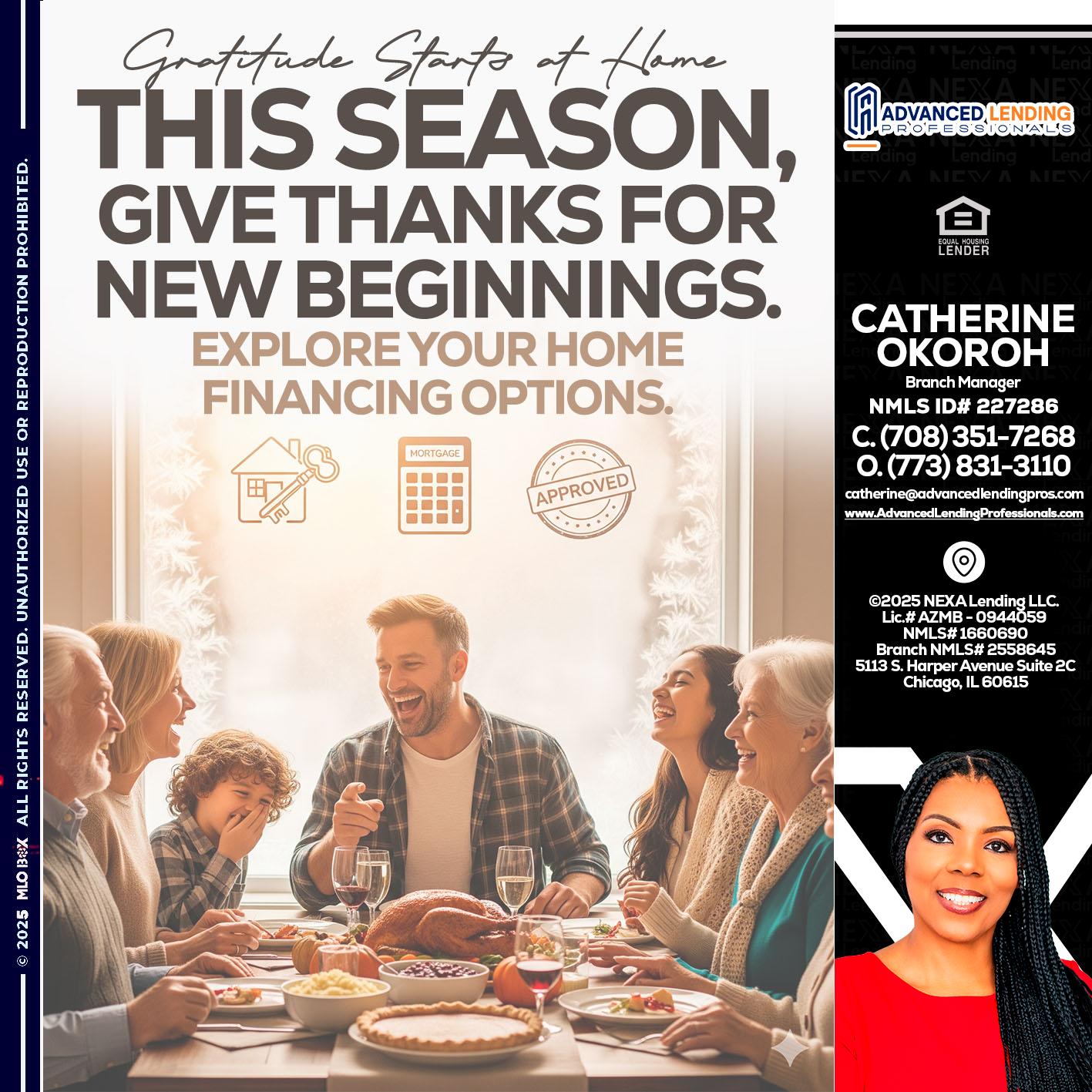 THIS SEASON -  Advanced Lending Professionals -Branch Manager