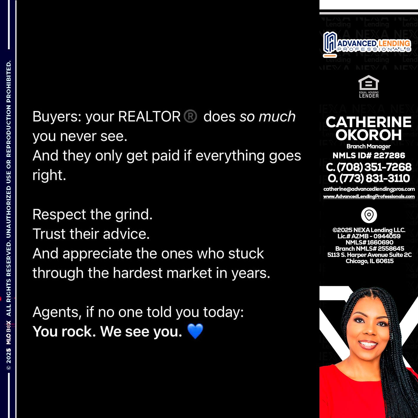 BUYERS -  Advanced Lending Professionals -Branch Manager
