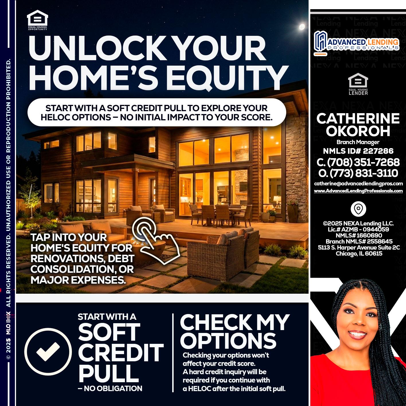 UNLOCK YOUR HOMES -  Advanced Lending Professionals -Branch Manager