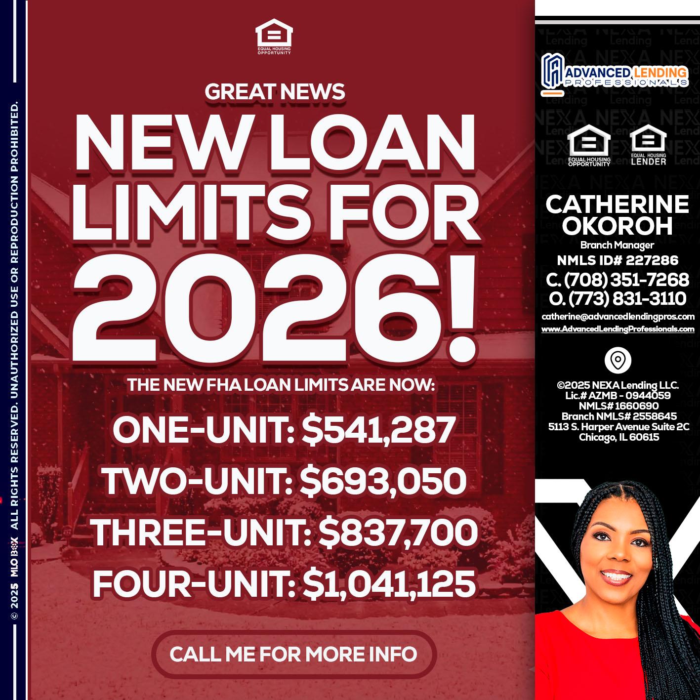 loan limits -  Advanced Lending Professionals -Branch Manager