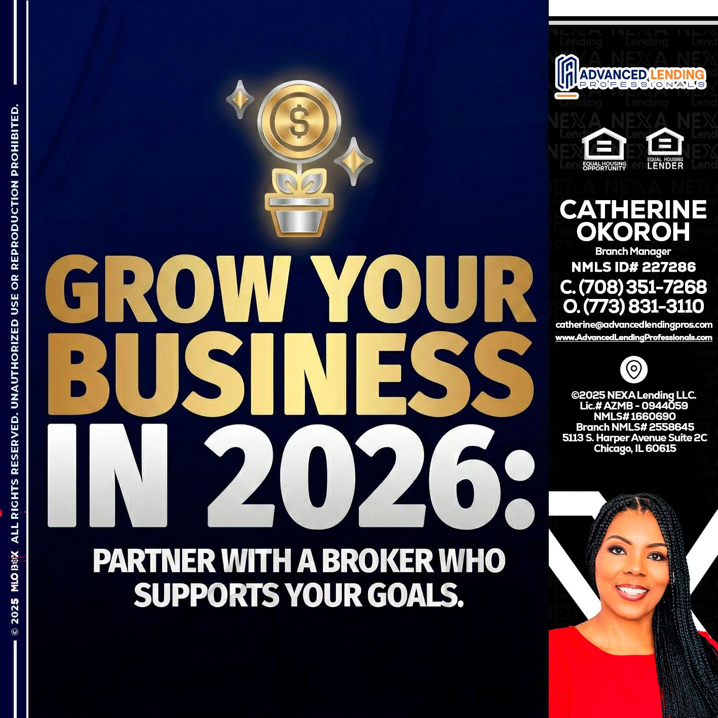 GROW YOUR BUSINESS -  Advanced Lending Professionals -Branch Manager