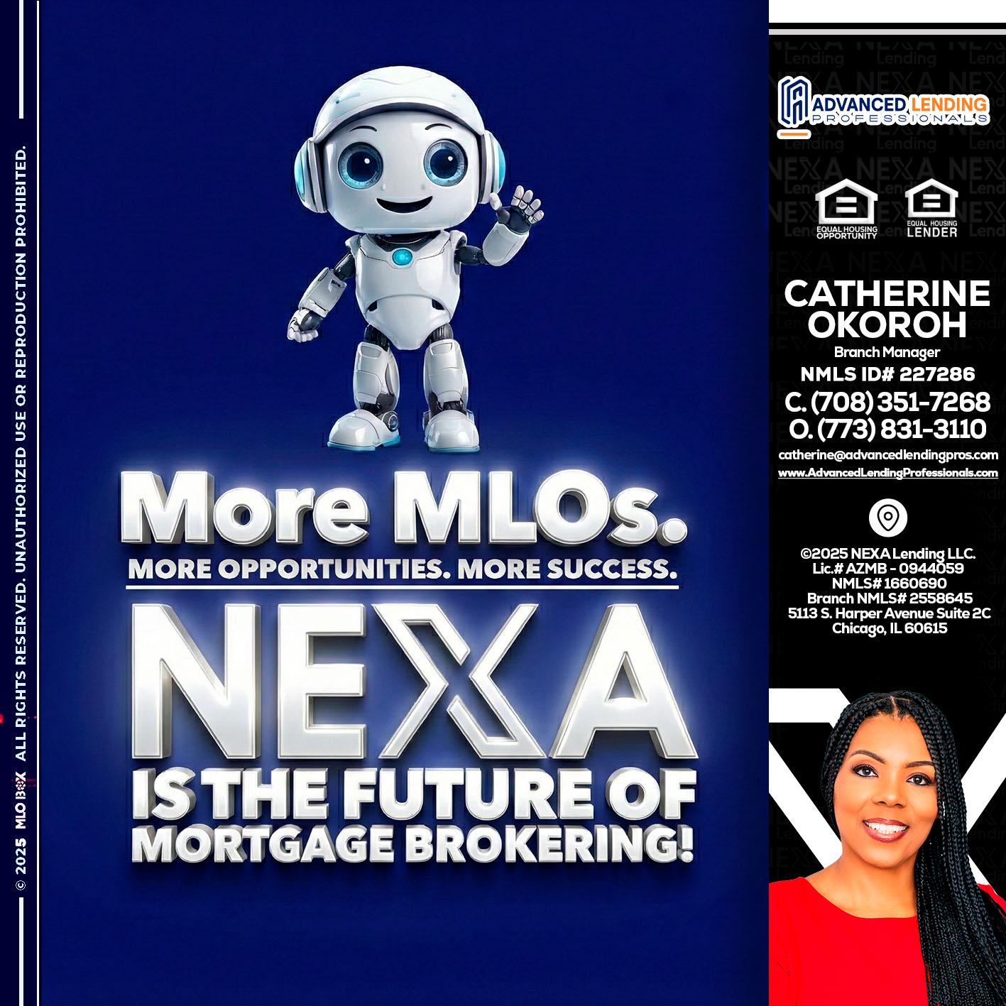 MORE MLOs -  Advanced Lending Professionals -Branch Manager