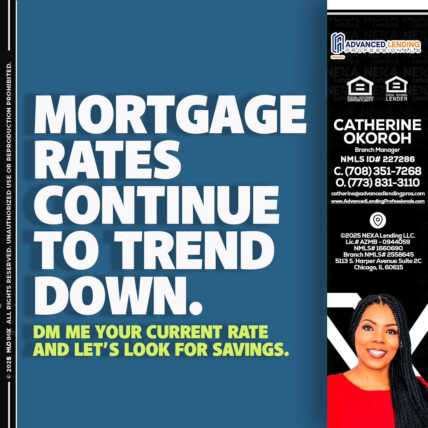 MORTGAGE RATES -  Advanced Lending Professionals -Branch Manager