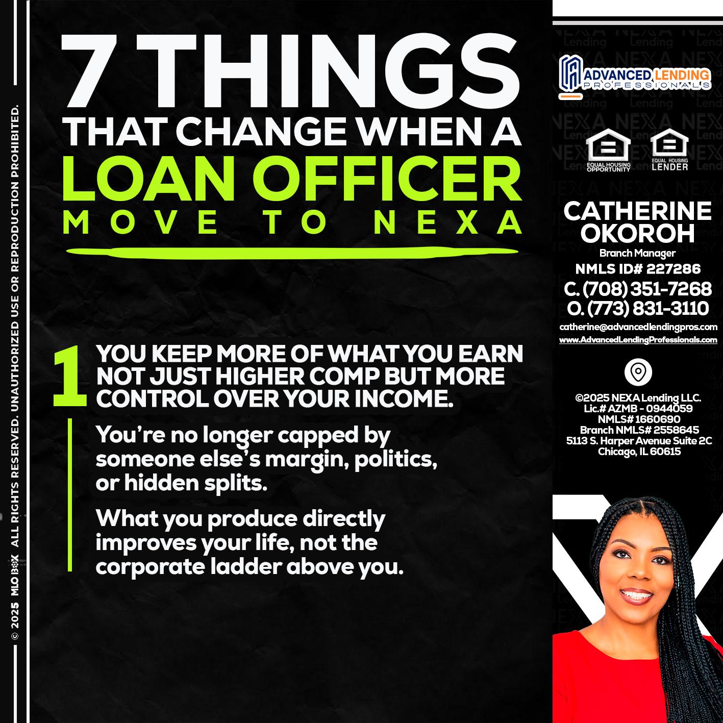 7 THINGS (1) -  Advanced Lending Professionals -Branch Manager