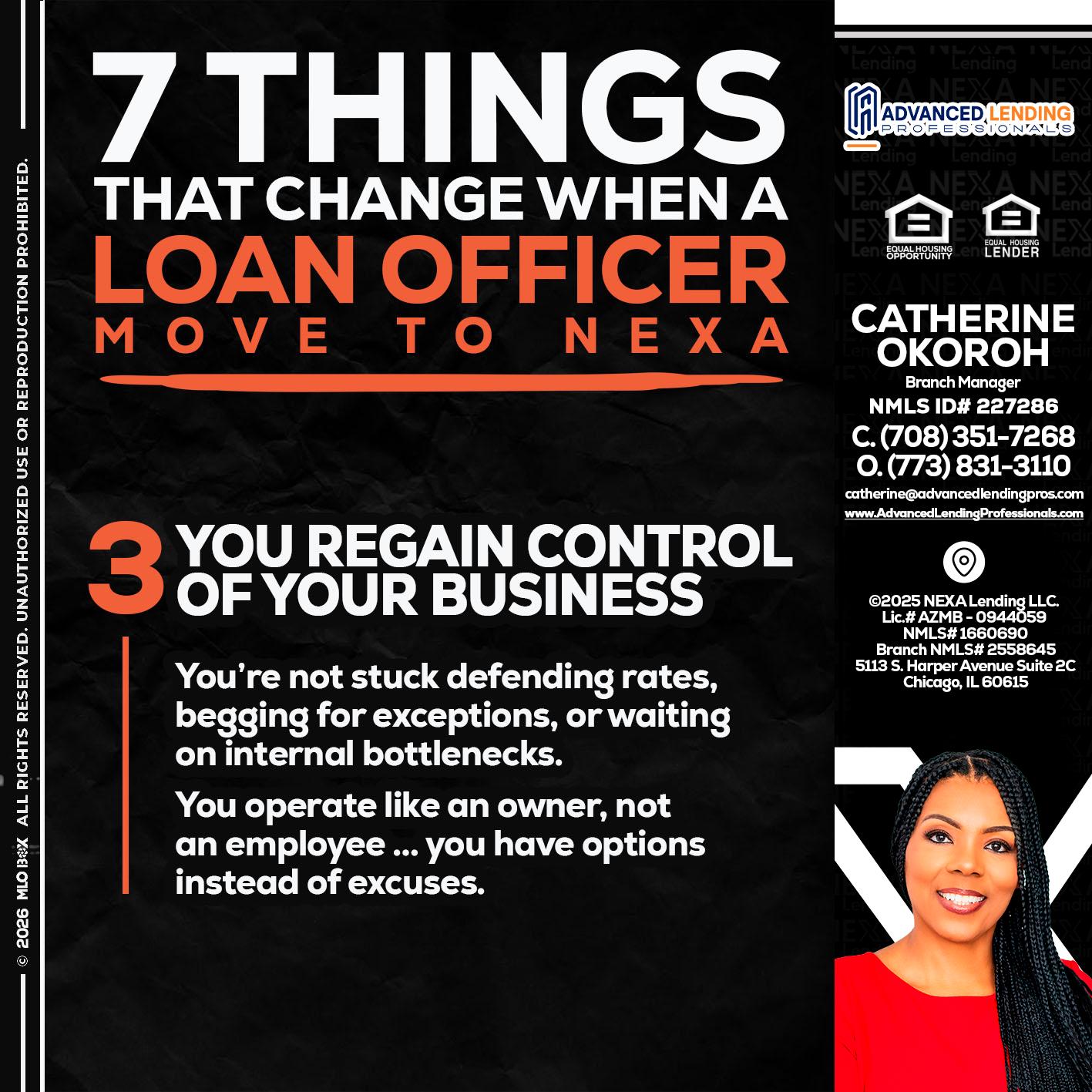 7 things (3) -  Advanced Lending Professionals -Branch Manager