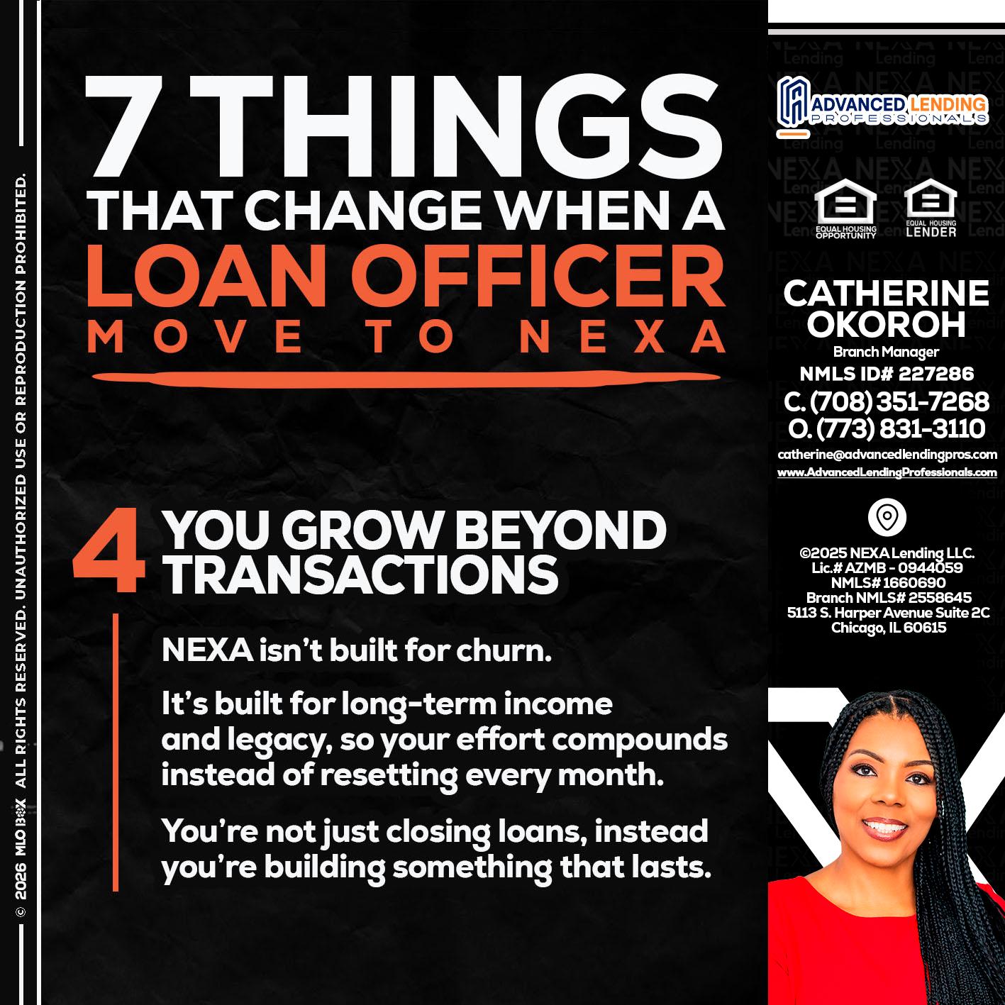 7 THINGS (4) -  Advanced Lending Professionals -Branch Manager