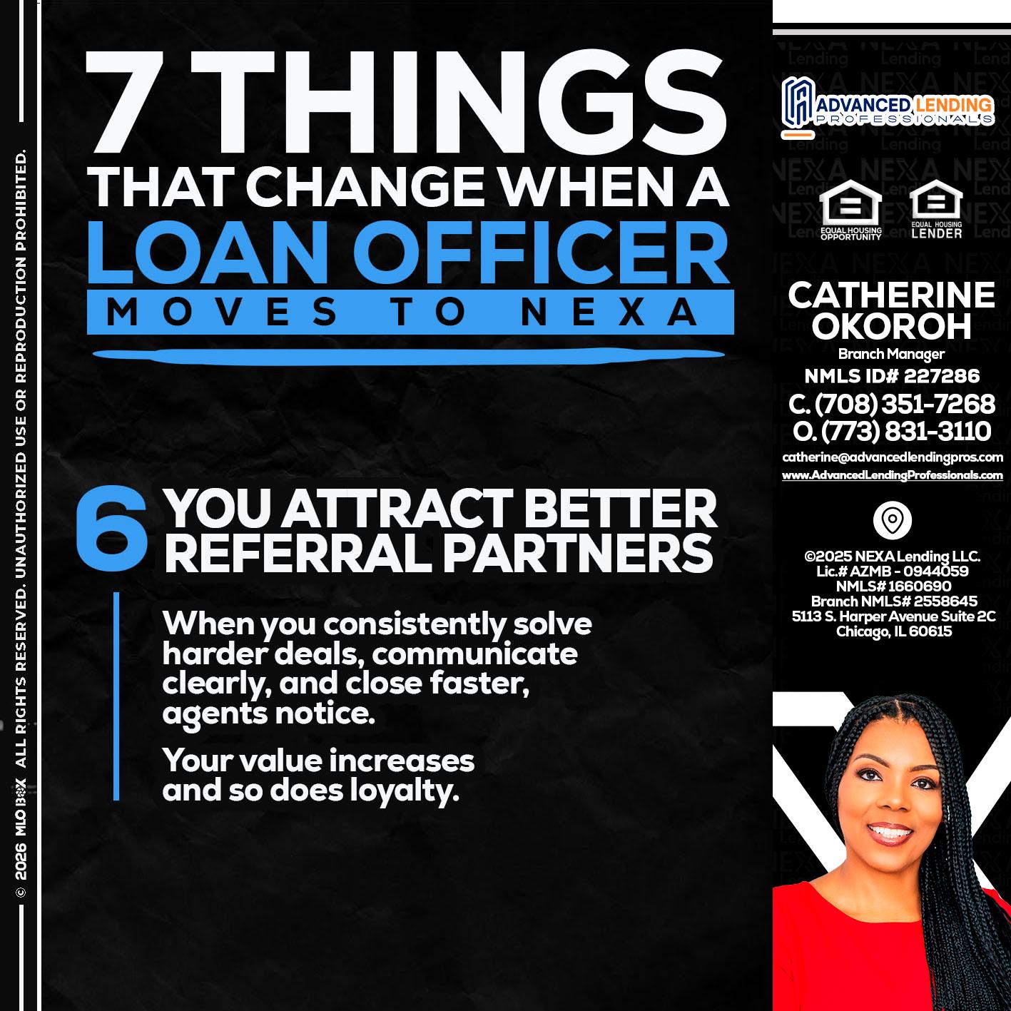 7 THINGS (6) -  Advanced Lending Professionals -Branch Manager