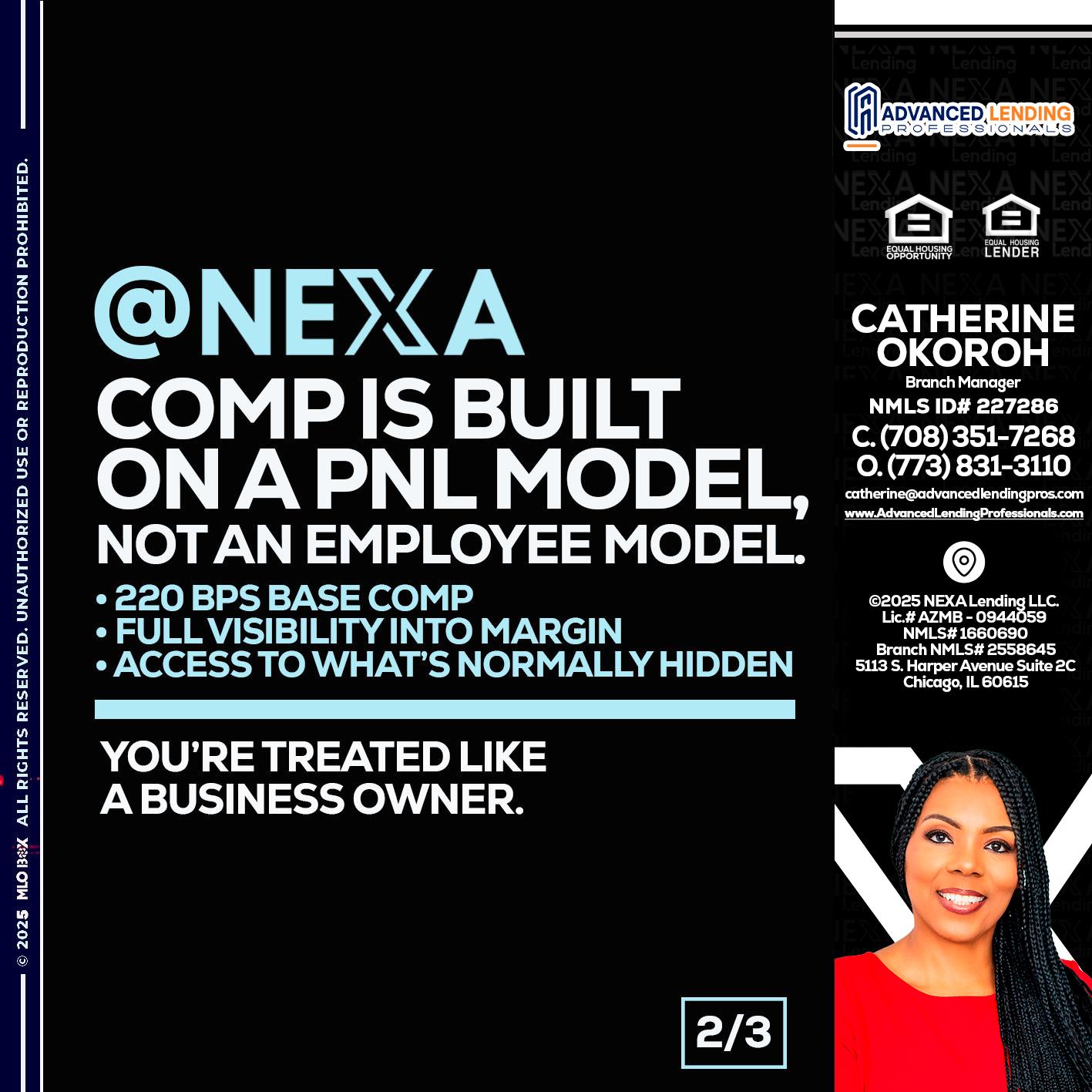 2 OF 3 -  Advanced Lending Professionals -Branch Manager