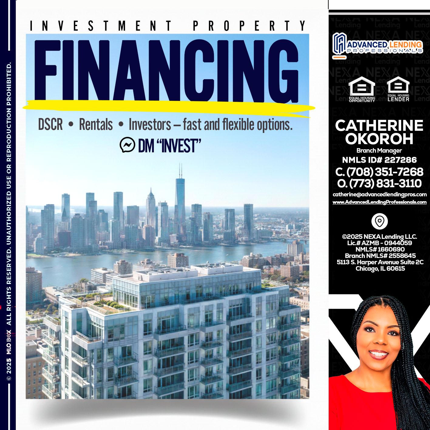 FINANCING -  Advanced Lending Professionals -Branch Manager