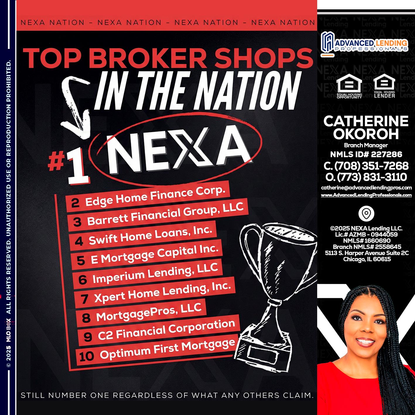top broker -  Advanced Lending Professionals -Branch Manager