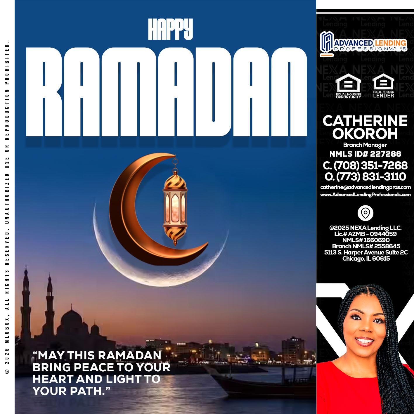 RAMADAN -  Advanced Lending Professionals -Branch Manager