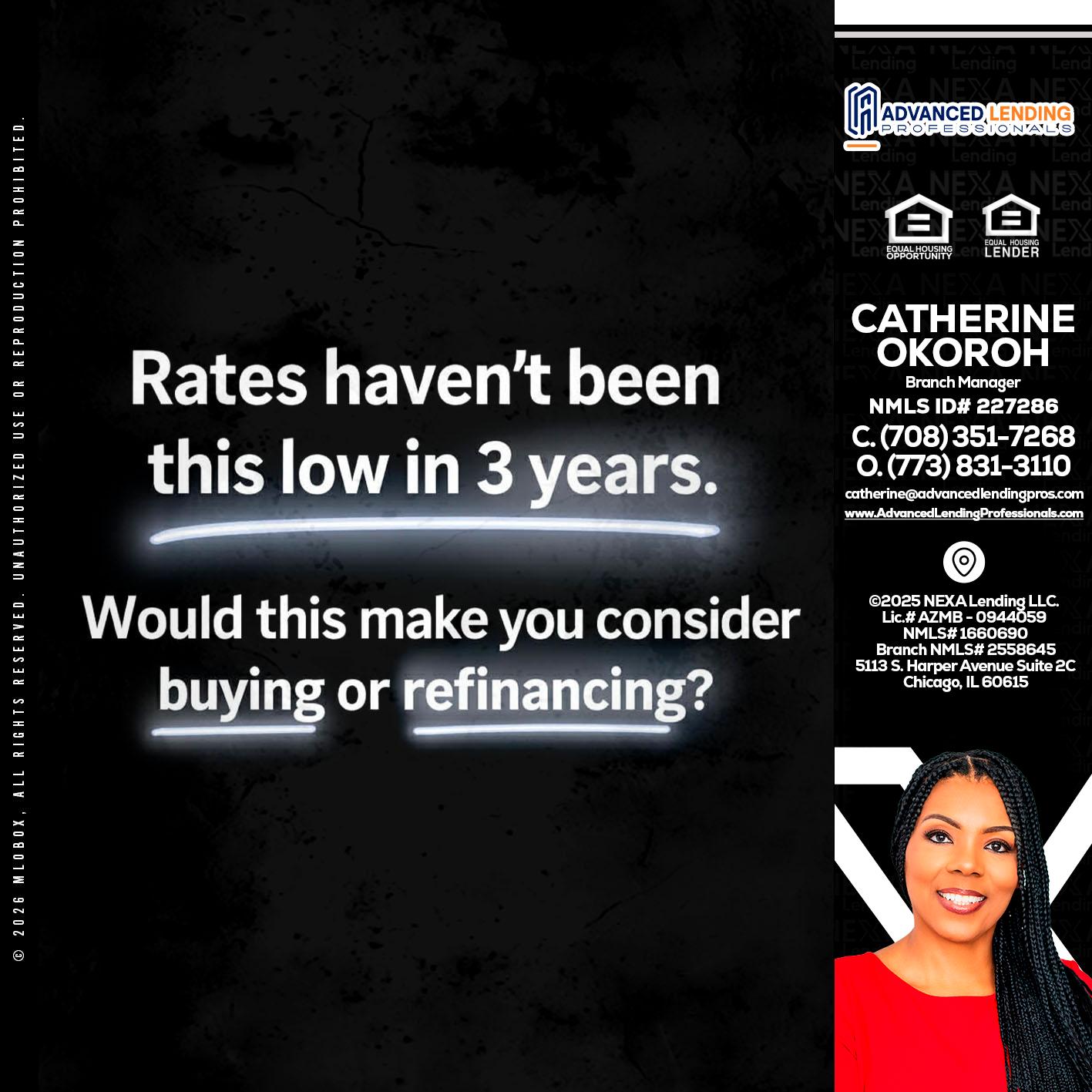 RATES HAVEN'T -  Advanced Lending Professionals -Branch Manager