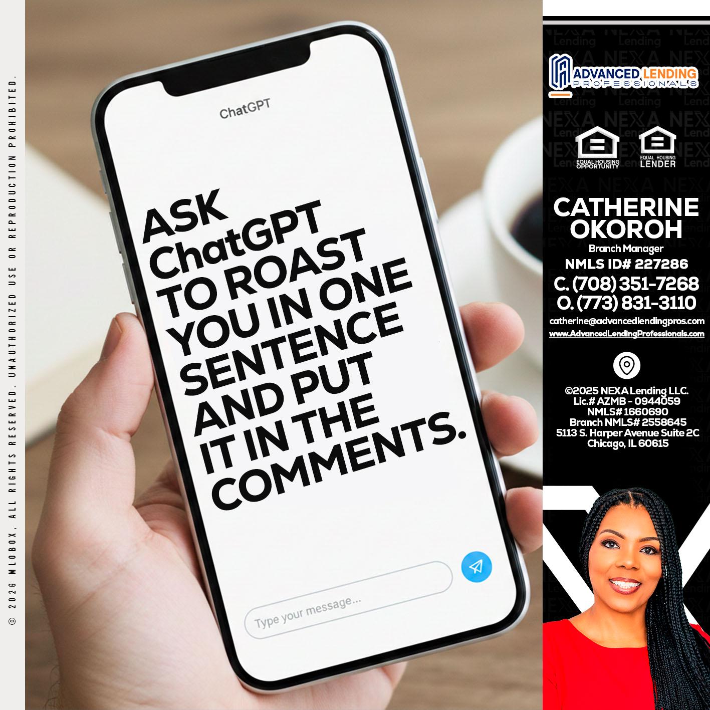 ask chatgpt -  Advanced Lending Professionals -Branch Manager