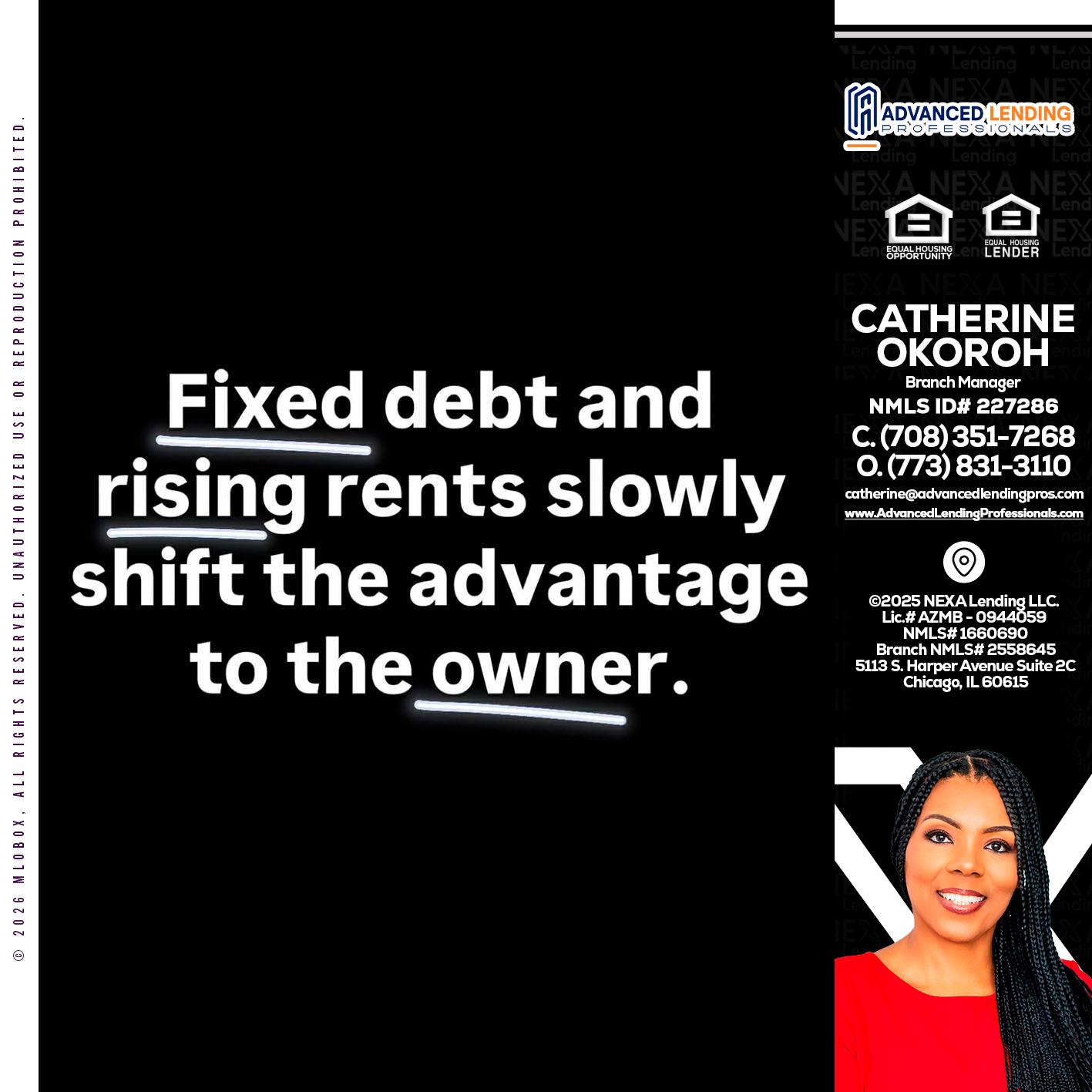 FIXED DEBT -  Advanced Lending Professionals -Branch Manager