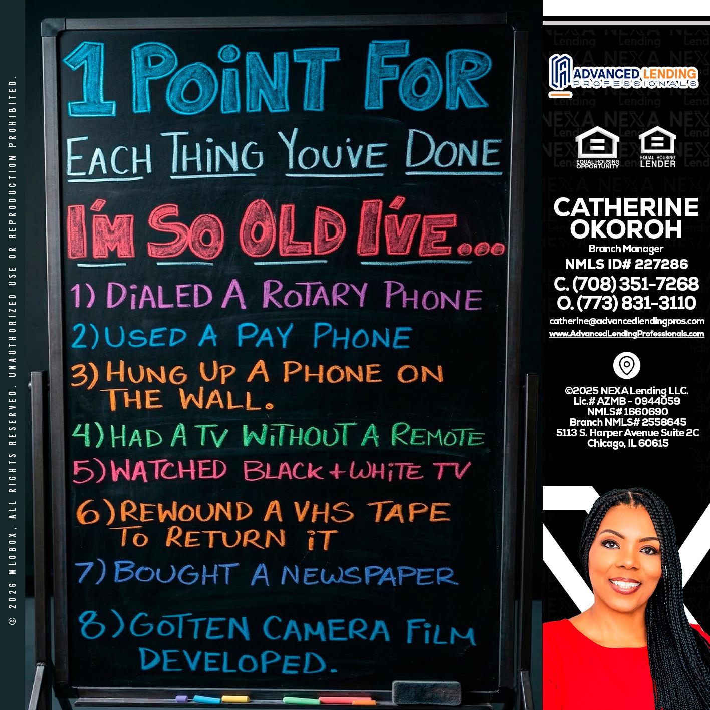 1 point for -  Advanced Lending Professionals -Branch Manager