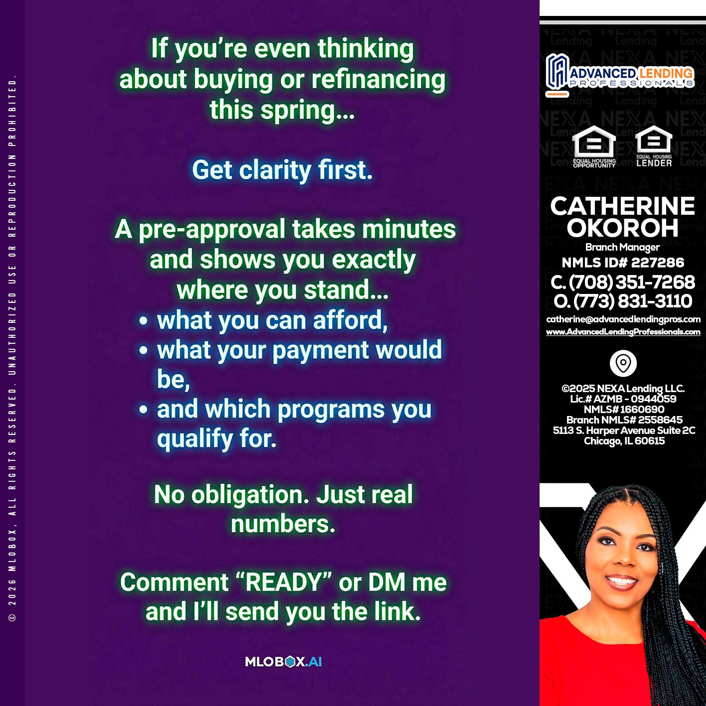 IF YOU THINKING -  Advanced Lending Professionals -Branch Manager