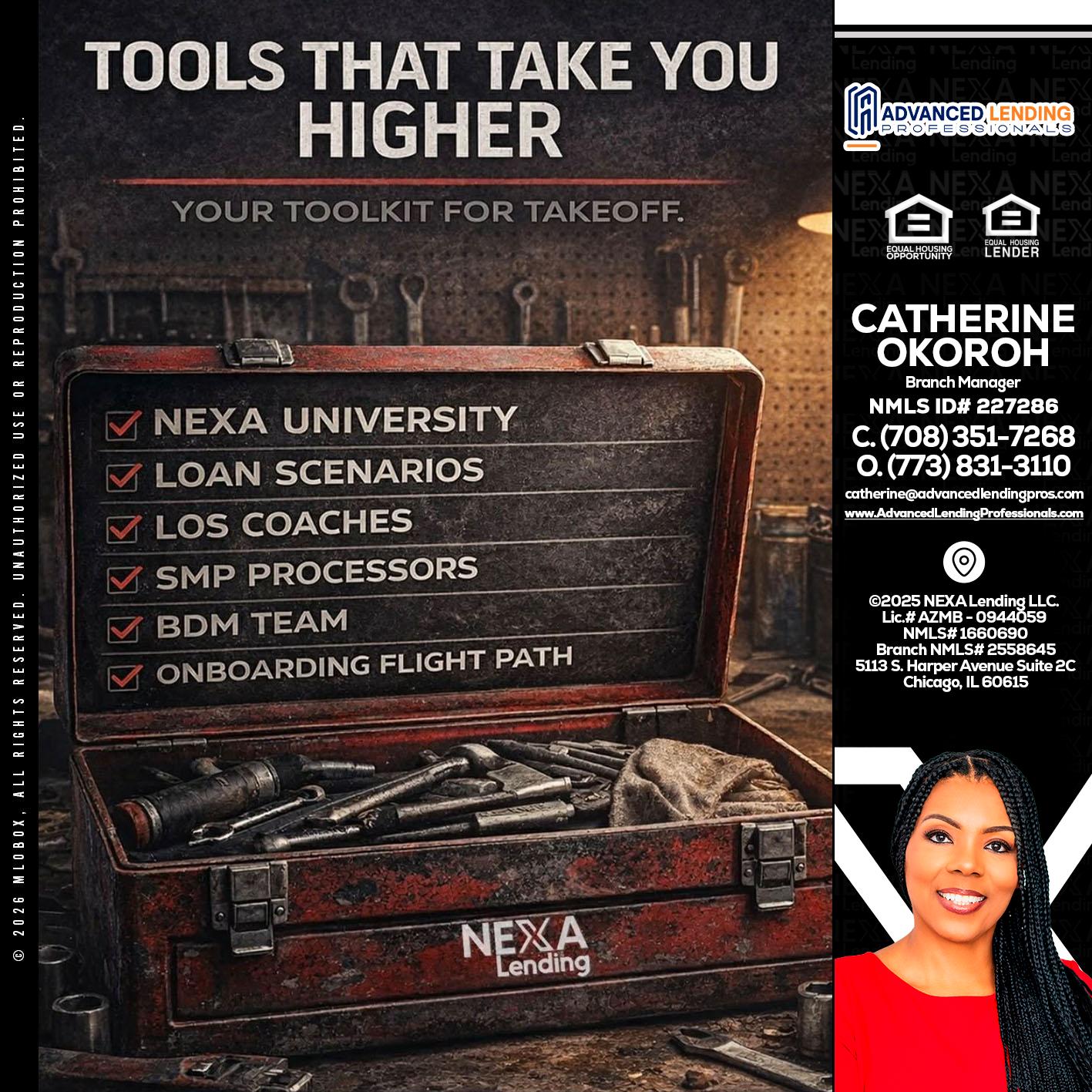 TOOLS THAT -  Advanced Lending Professionals -Branch Manager