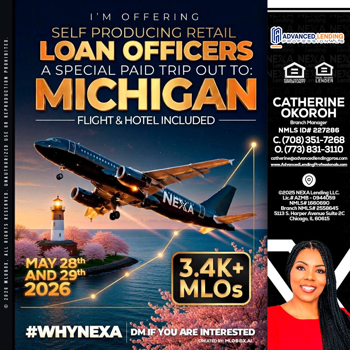 MICHIGAN TRIP -  Advanced Lending Professionals -Branch Manager