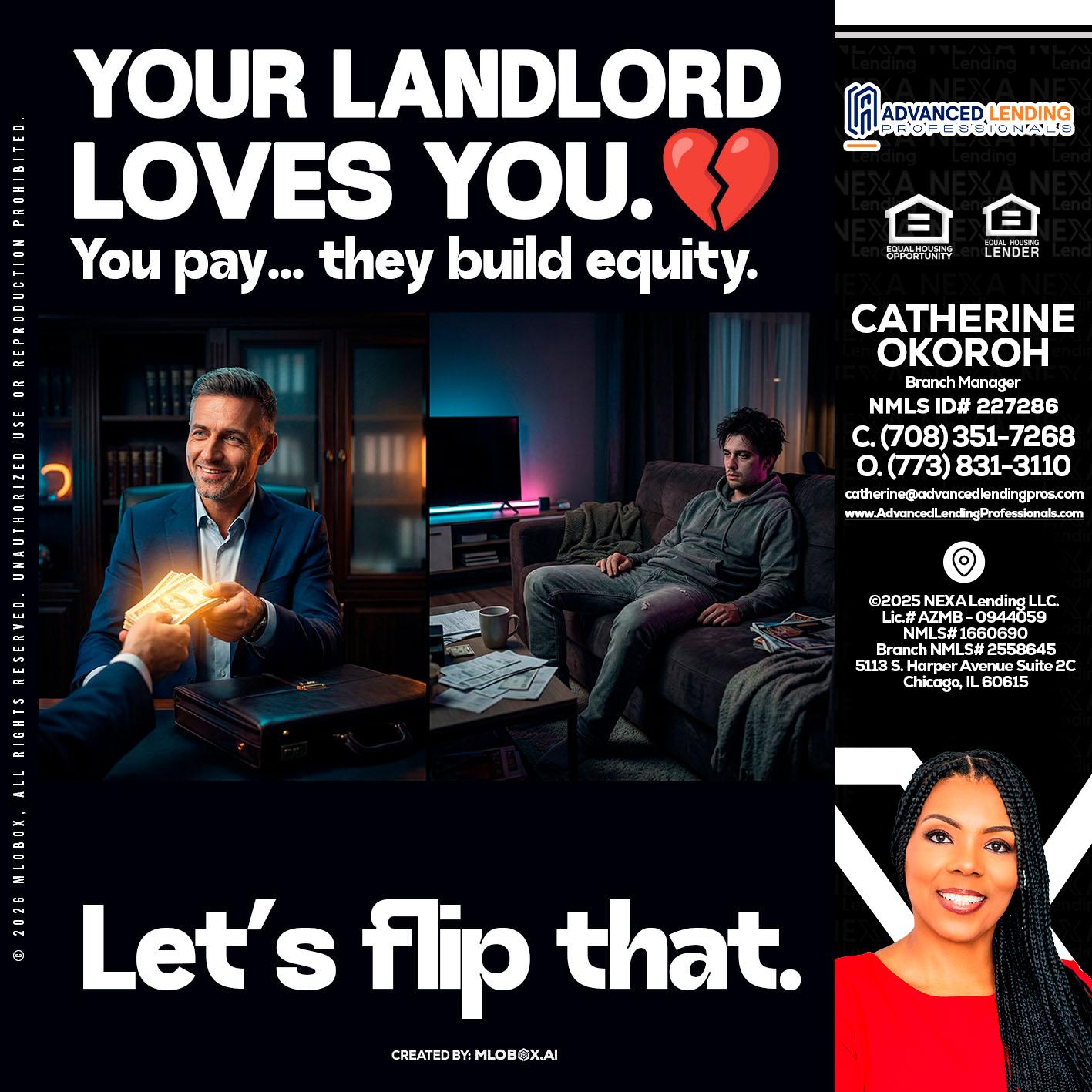 your landlord -  Advanced Lending Professionals -Branch Manager