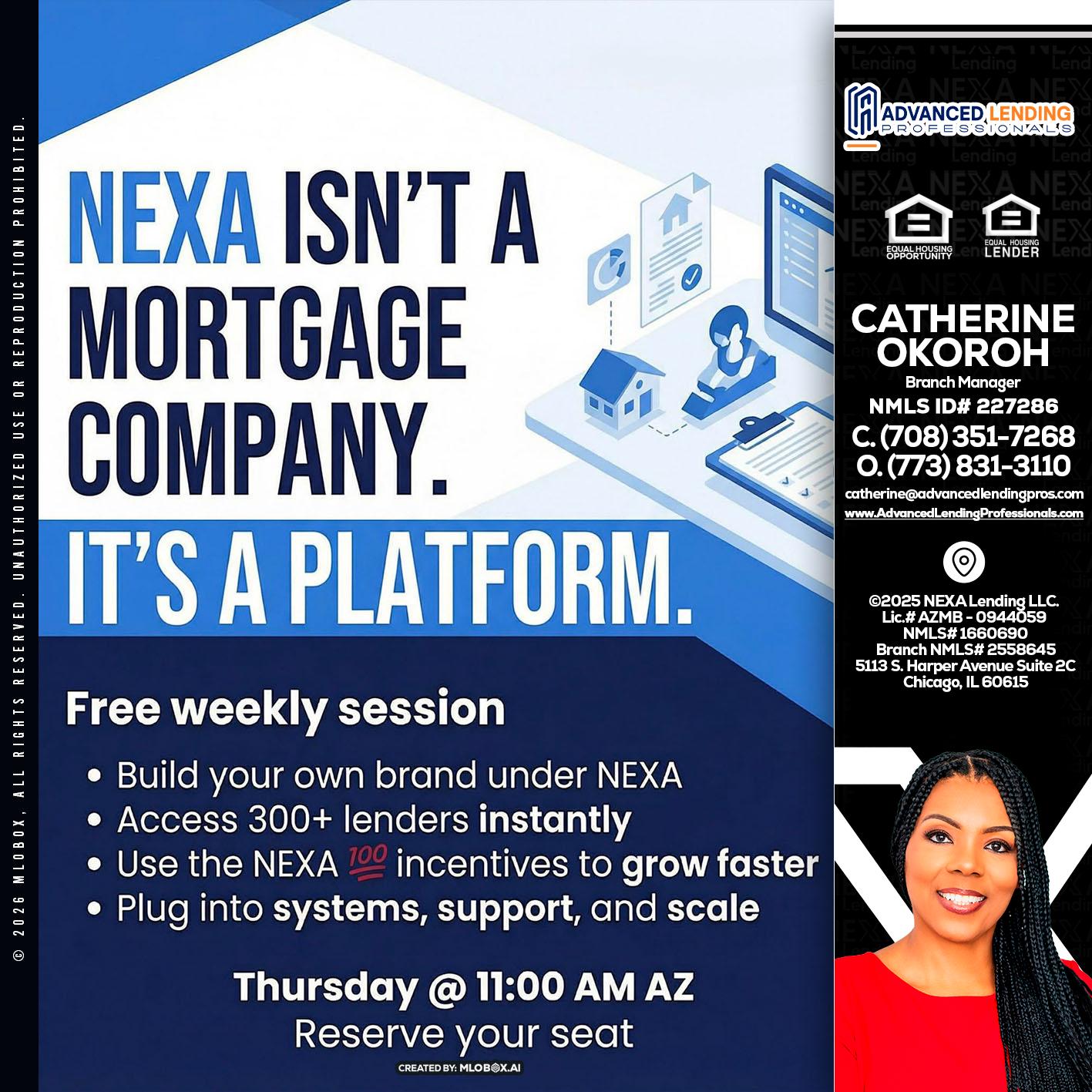 NEXA ISNT -  Advanced Lending Professionals -Branch Manager