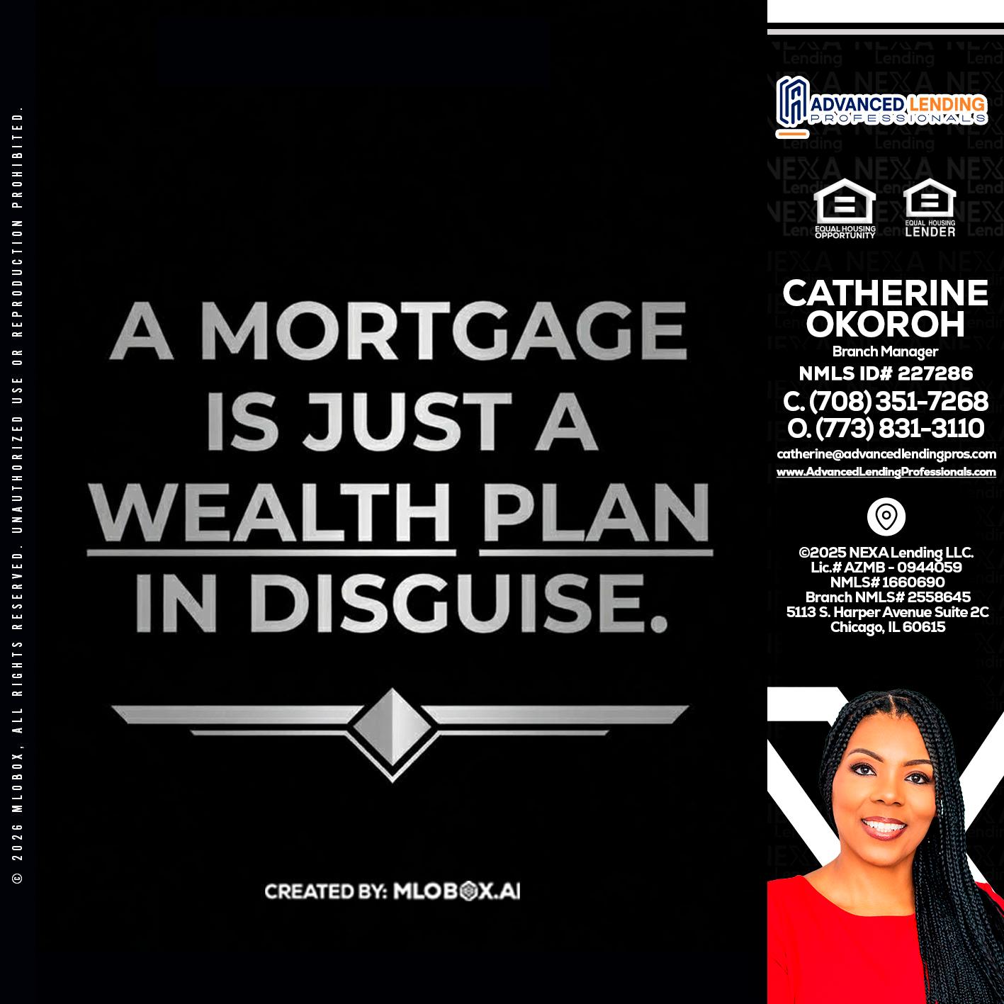 a mortgage is just -  Advanced Lending Professionals -Branch Manager