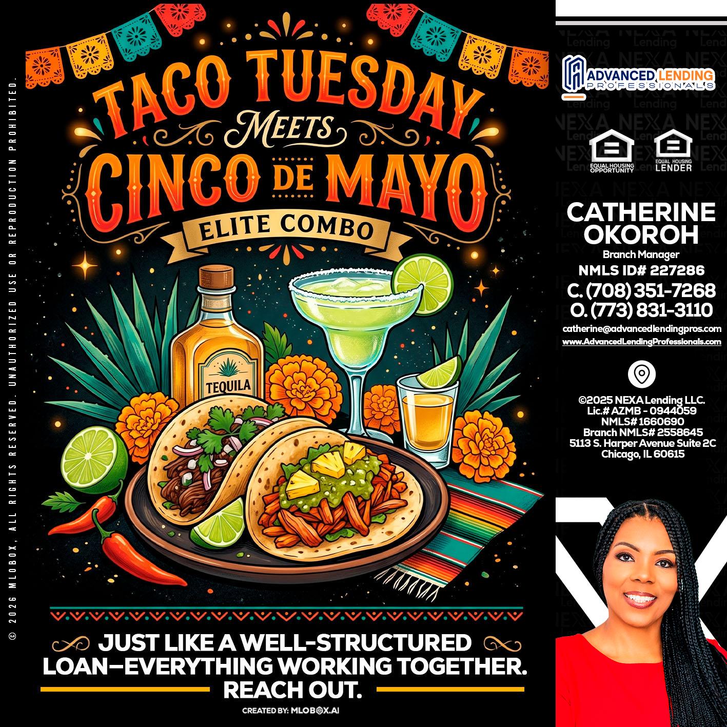 TACO TUESDAY -  Advanced Lending Professionals -Branch Manager