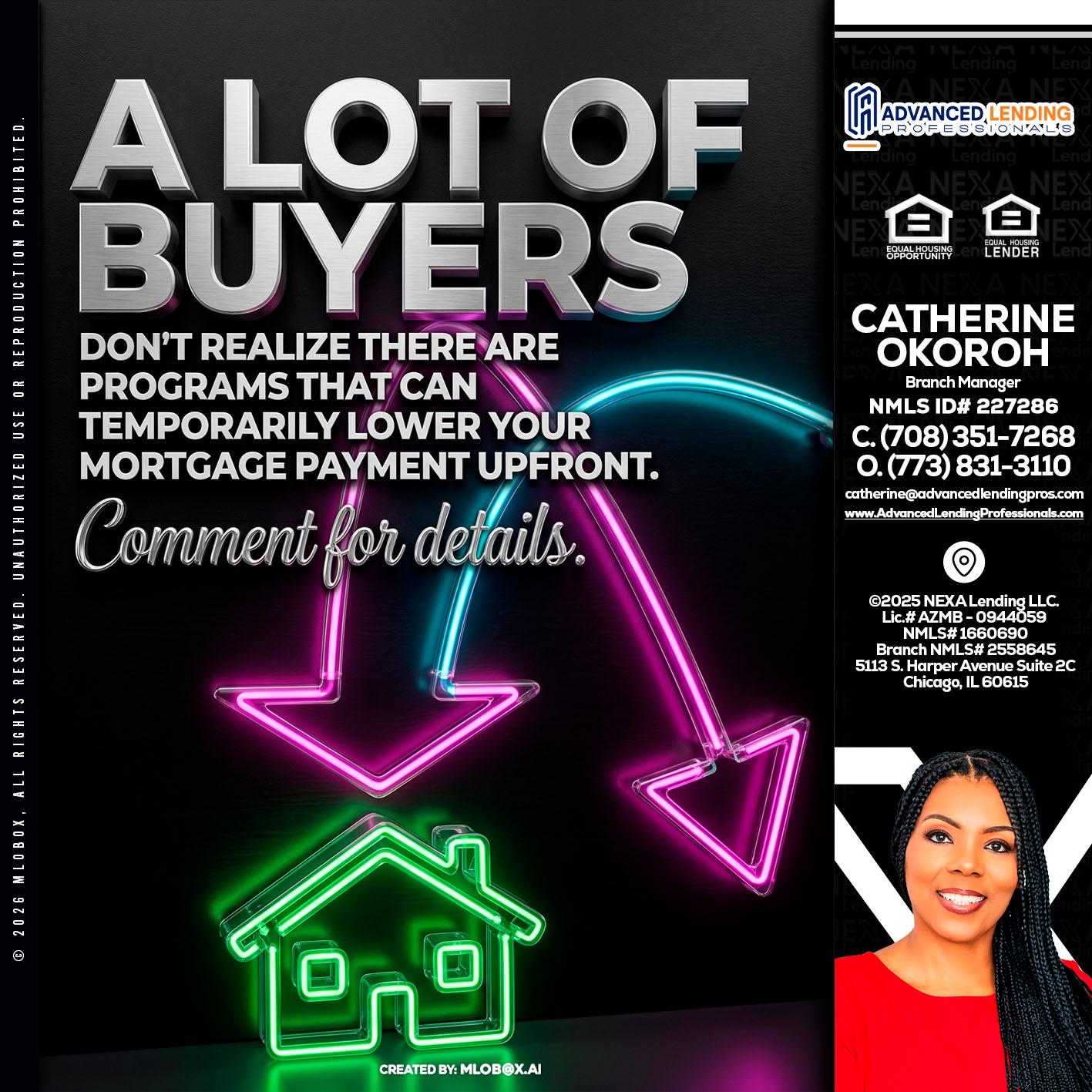 A LOT OF BUYERS -  Advanced Lending Professionals -Branch Manager