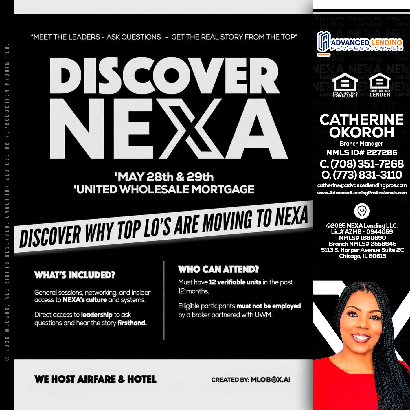 DISCOVER NEXA -  Advanced Lending Professionals -Branch Manager
