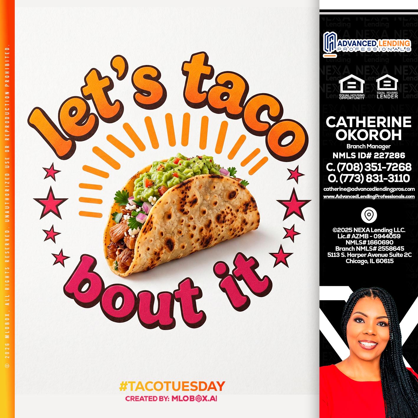 lets taco bout it -  Advanced Lending Professionals -Branch Manager