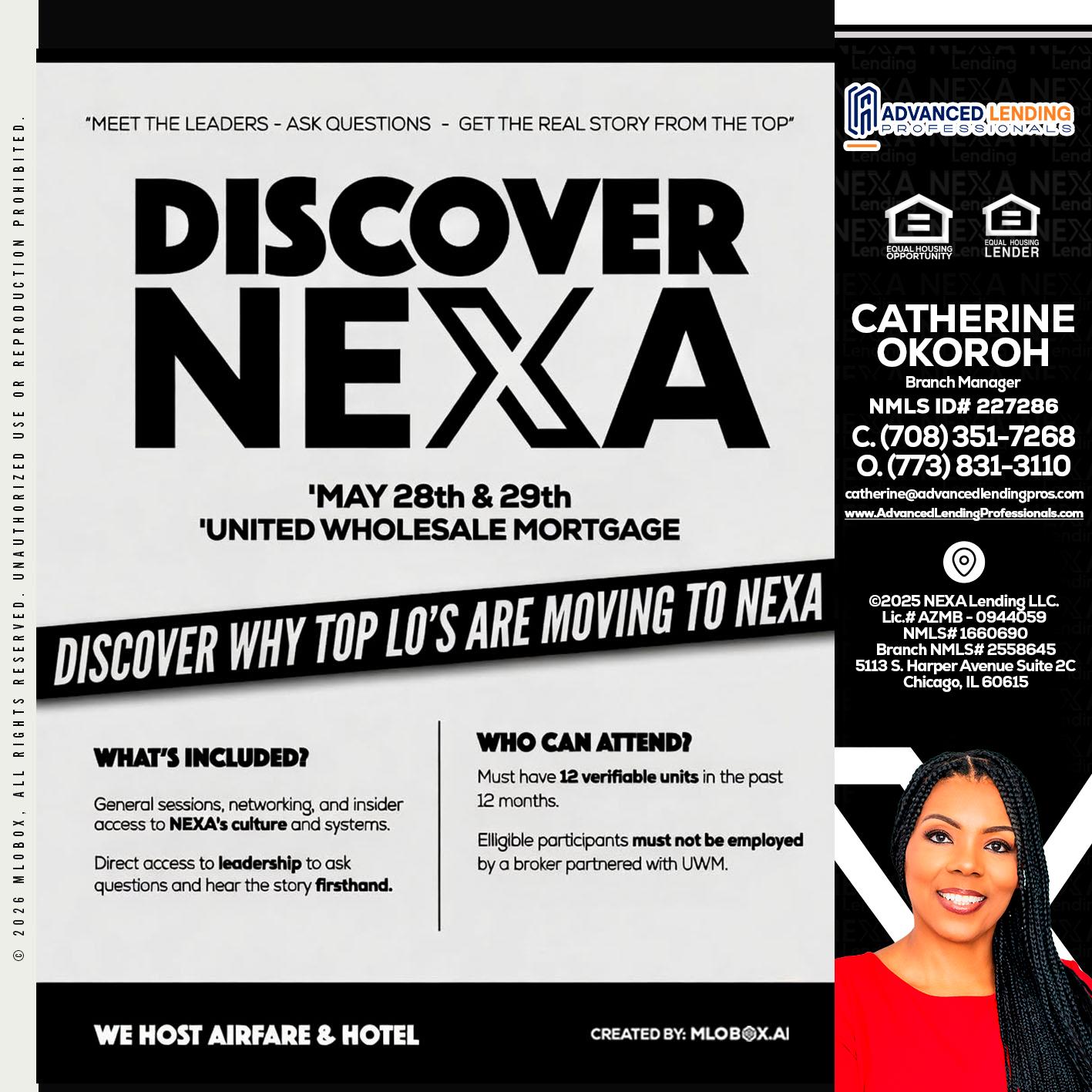 DISCOVER NEXA -  Advanced Lending Professionals -Branch Manager