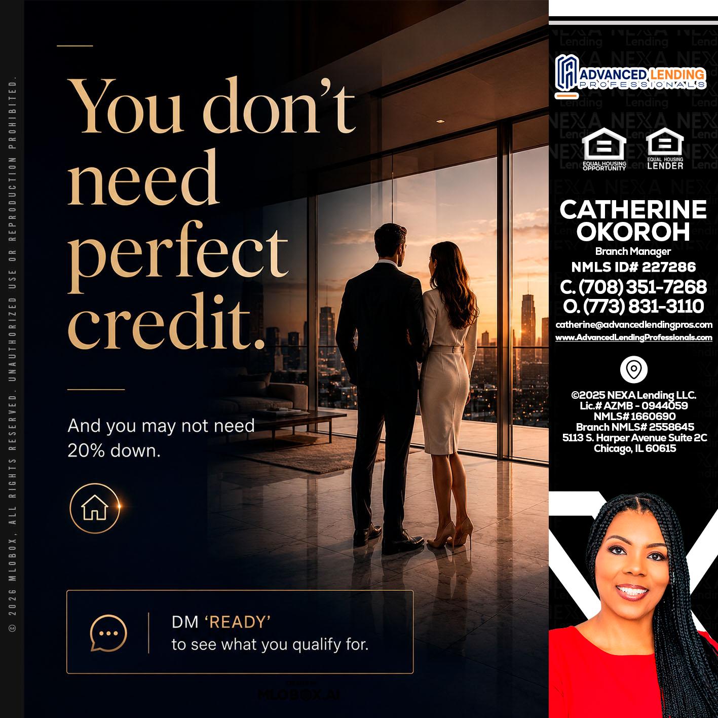 you don't need -  Advanced Lending Professionals -Branch Manager