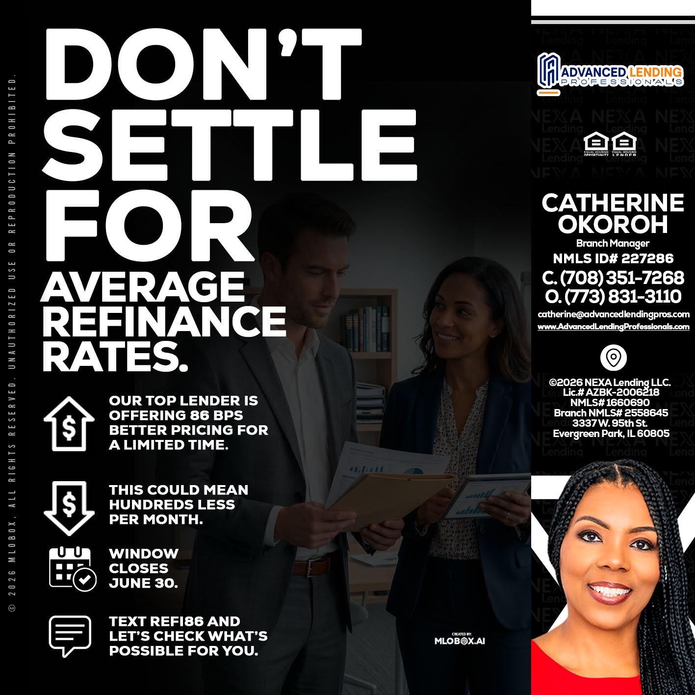 dont settle -  Advanced Lending Professionals -Branch Manager
