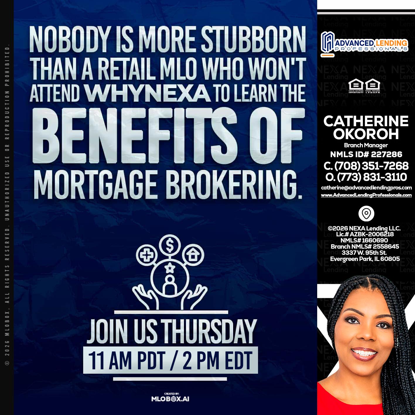WHY NEXA -  Advanced Lending Professionals -Branch Manager