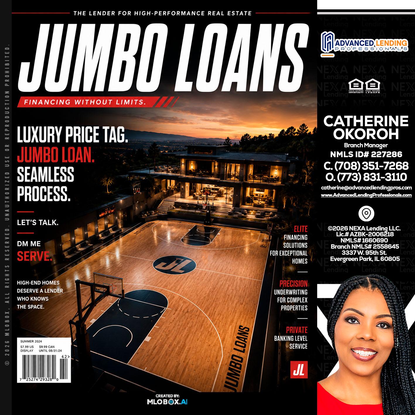 JUMBO LOANS -  Advanced Lending Professionals -Branch Manager