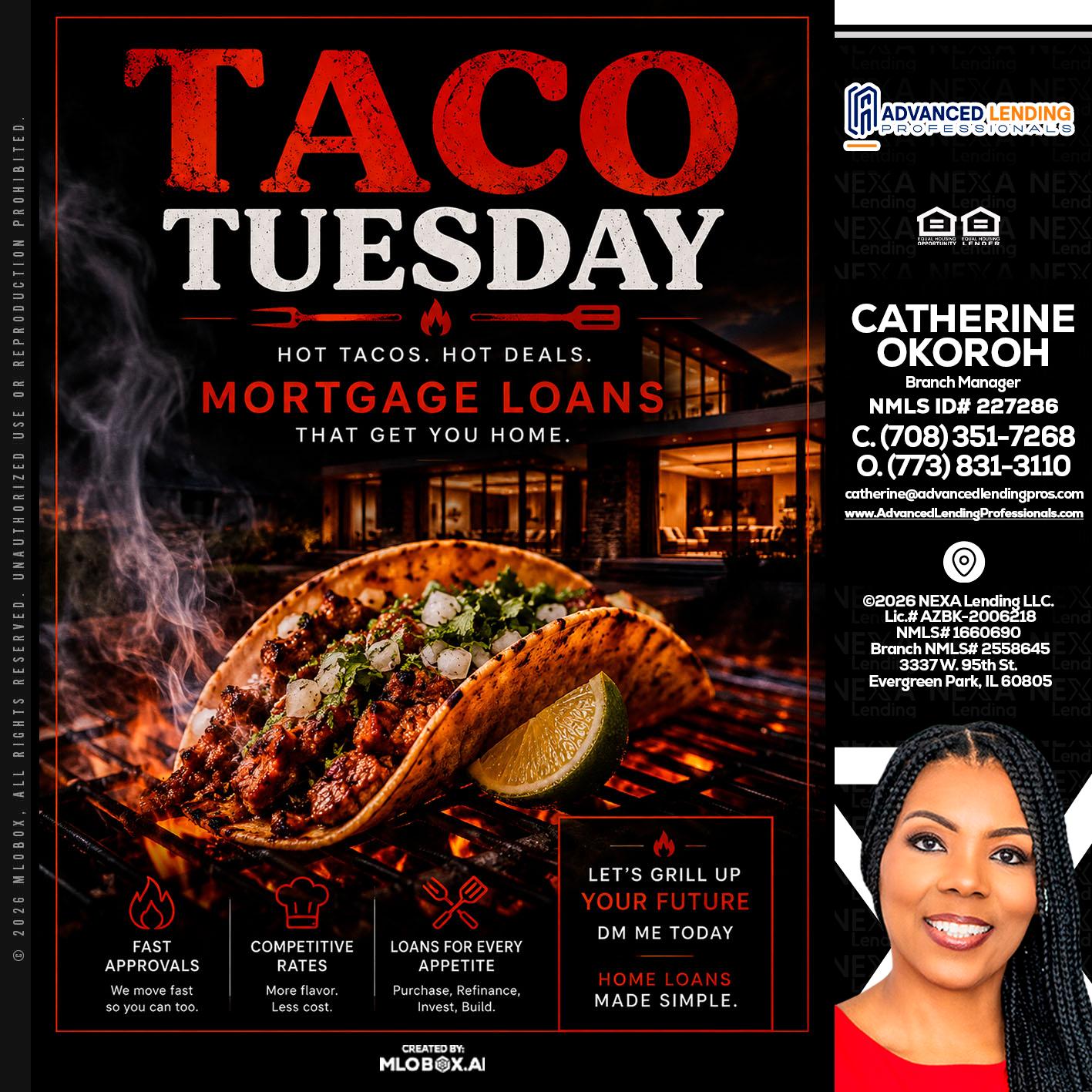 TACO TUESDAY -  Advanced Lending Professionals -Branch Manager
