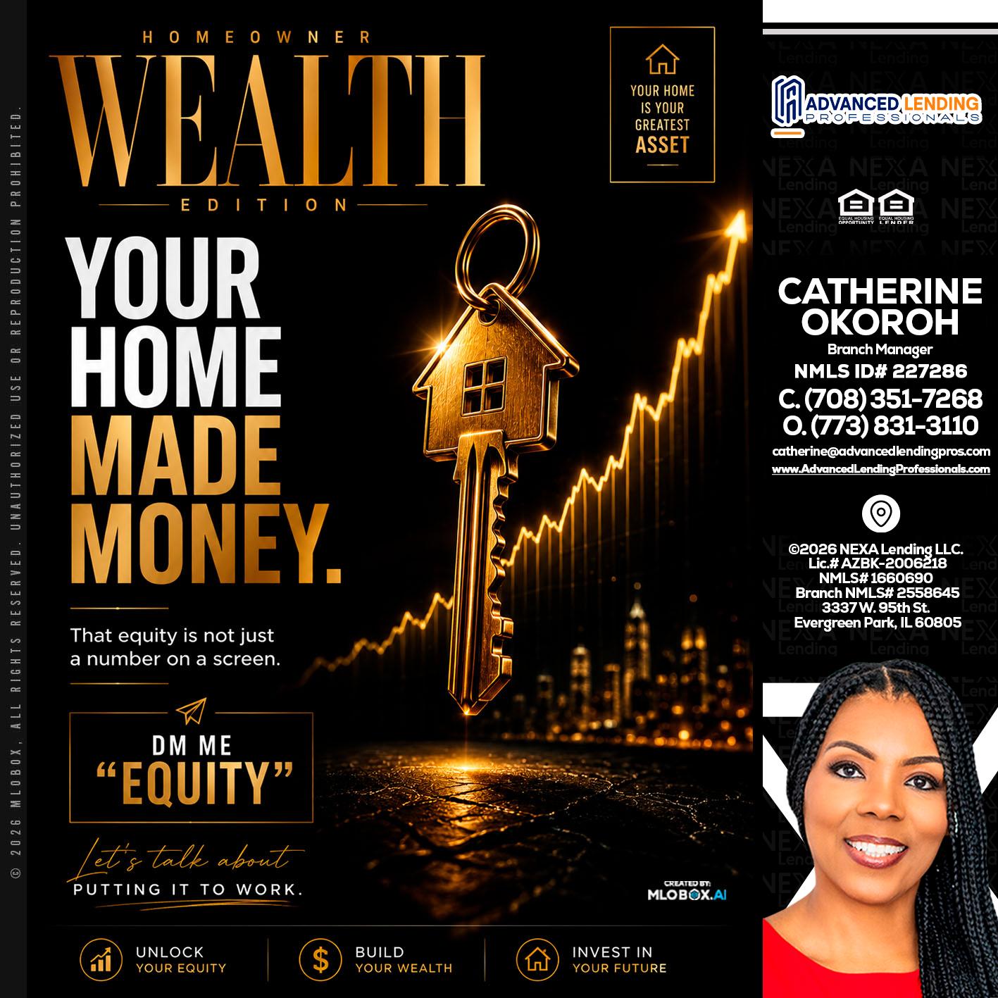 YOUR HOME MADE -  Advanced Lending Professionals -Branch Manager