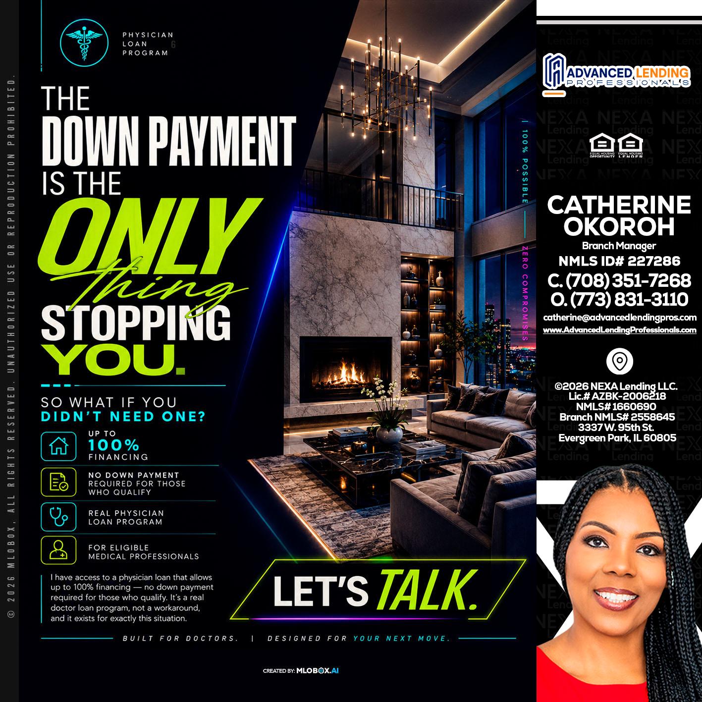 THE DOWN PAYMENT -  Advanced Lending Professionals -Branch Manager