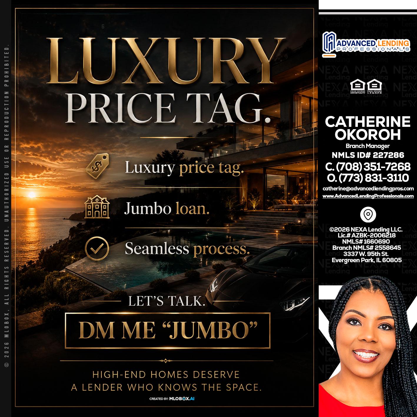 LUXURY PRICE -  Advanced Lending Professionals -Branch Manager