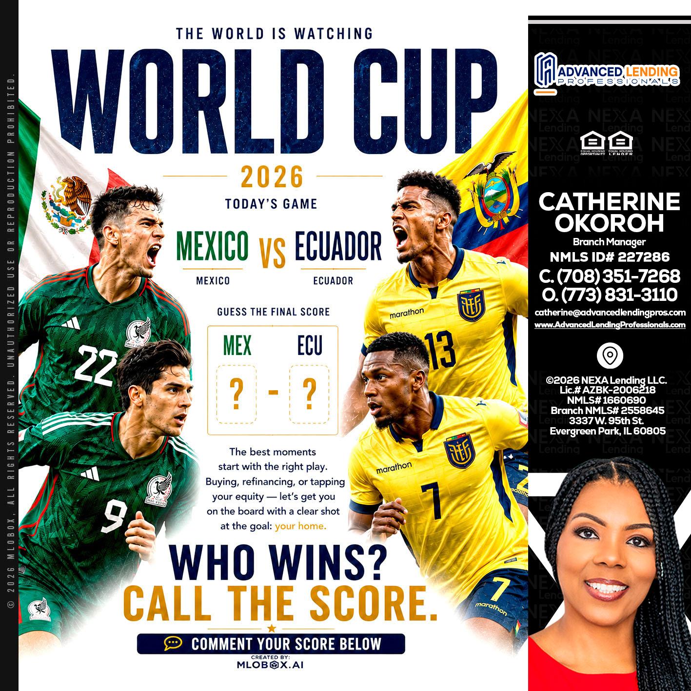 WORLD CUP 2026 -  Advanced Lending Professionals -Branch Manager